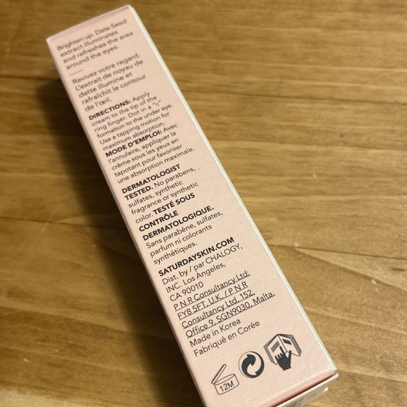*NEW* Saturday Skin Wide Awake Eye Cream - Picture 2 of 5